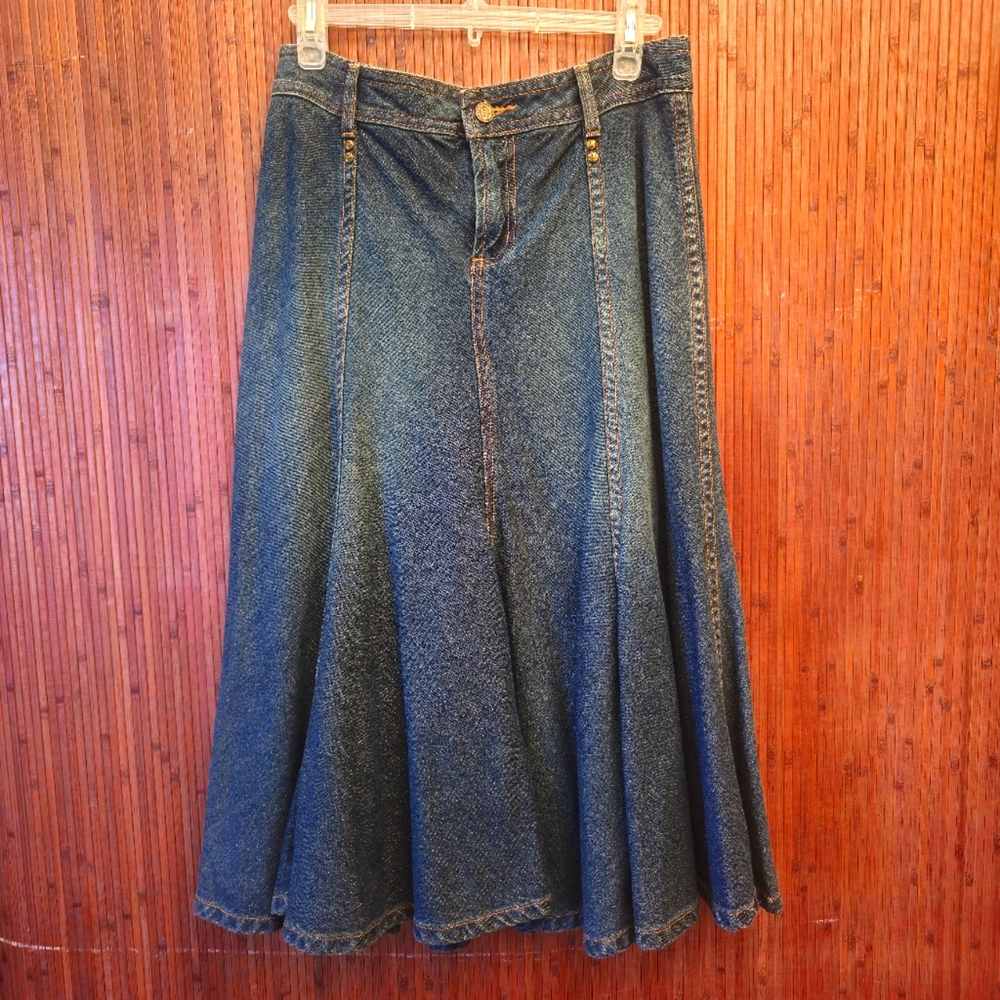 Women's Blue Denim Skirt